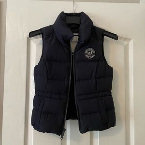 Abercrombie Kids Navy Vintage Down Vest